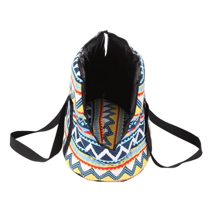 Retro Pet Carrying Bag Comfortable & Breathable Backpack For Cats And Dogs, Size:L 55x26x27cm(Retro) by bashfashion