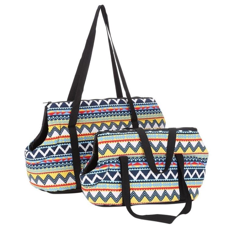 Retro Pet Carrying Bag Comfortable & Breathable Backpack For Cats And Dogs, Size:L 55x26x27cm(Owl) by bashfashion