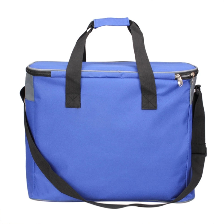 34L Large Oxford Thermal Insulation Package Picnic Portable Container Bags the Plant Package Food Insulated Bag Cooler Bags(Blue) by bashfashion