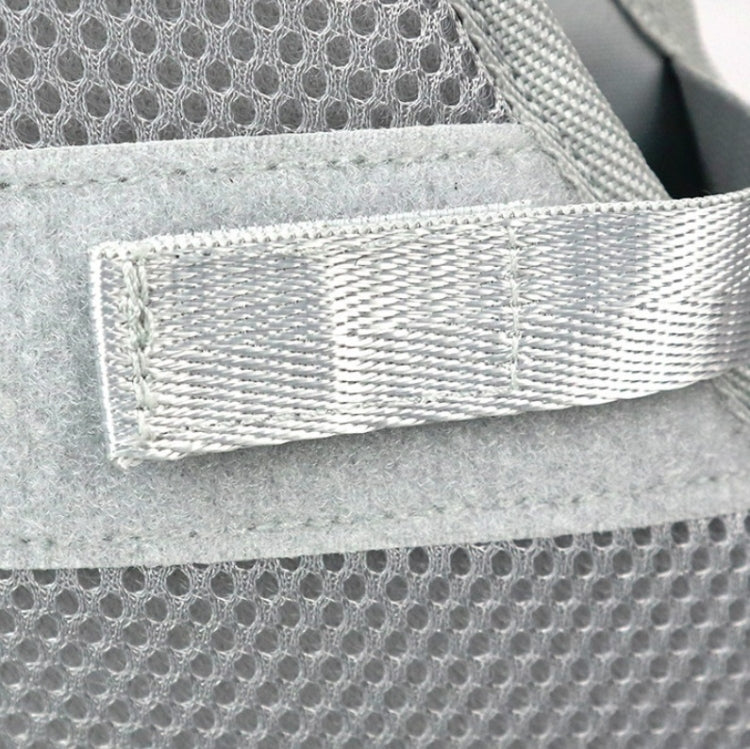 TAILUP Pets Carry Out Shoulder Bag Convenient Foldable Leather Chest Bag, Specification: S(Gray Blue) by bashfashion