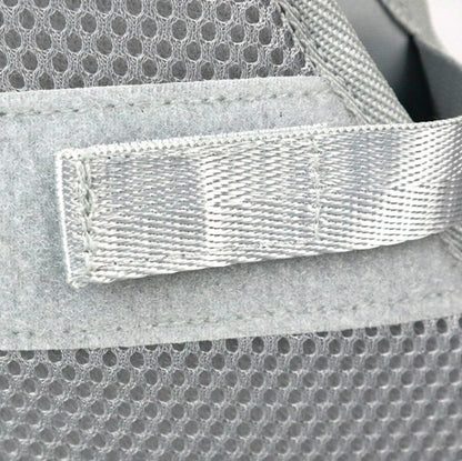 TAILUP Pets Carry Out Shoulder Bag Convenient Foldable Leather Chest Bag, Specification: S(Light Grey) by bashfashion