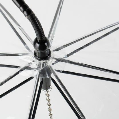 Pet Umbrella Transparent Adjustable Rainy Dog Walking Leash by bashfashion