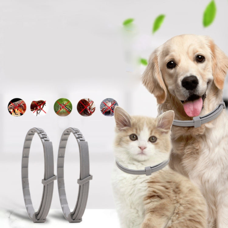 Pet Flea & Anti-Lice Collar Pet In Vitro Insect Repellent Ring, Size:Large Dog/70cm by bashfashion