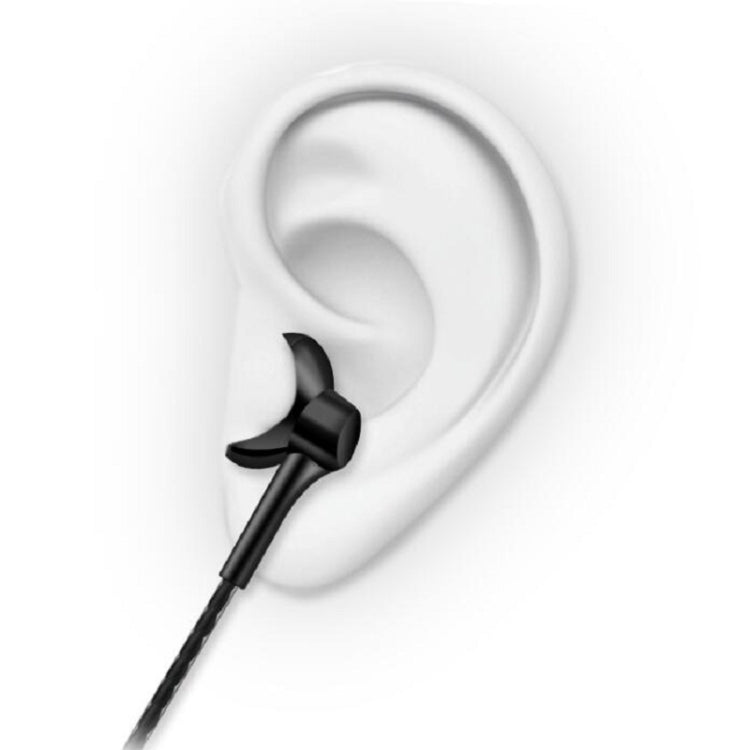 PTM P7 Stereo Wire-controlled Earphone with Microphone, Cable Length: 1.2m(Black) by bashfashion