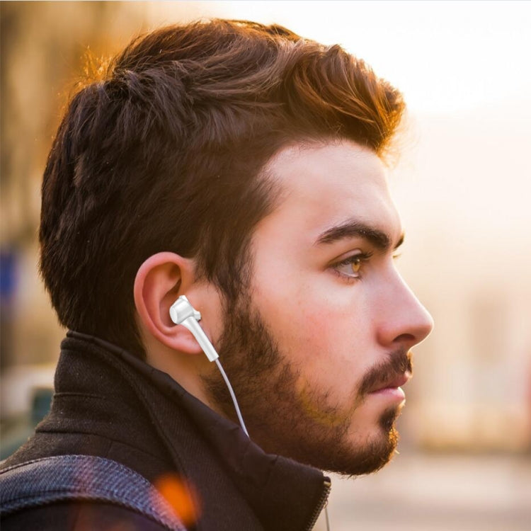 PTM P7 Stereo Wire-controlled Earphone with Microphone, Cable Length: 1.2m(Black) by bashfashion