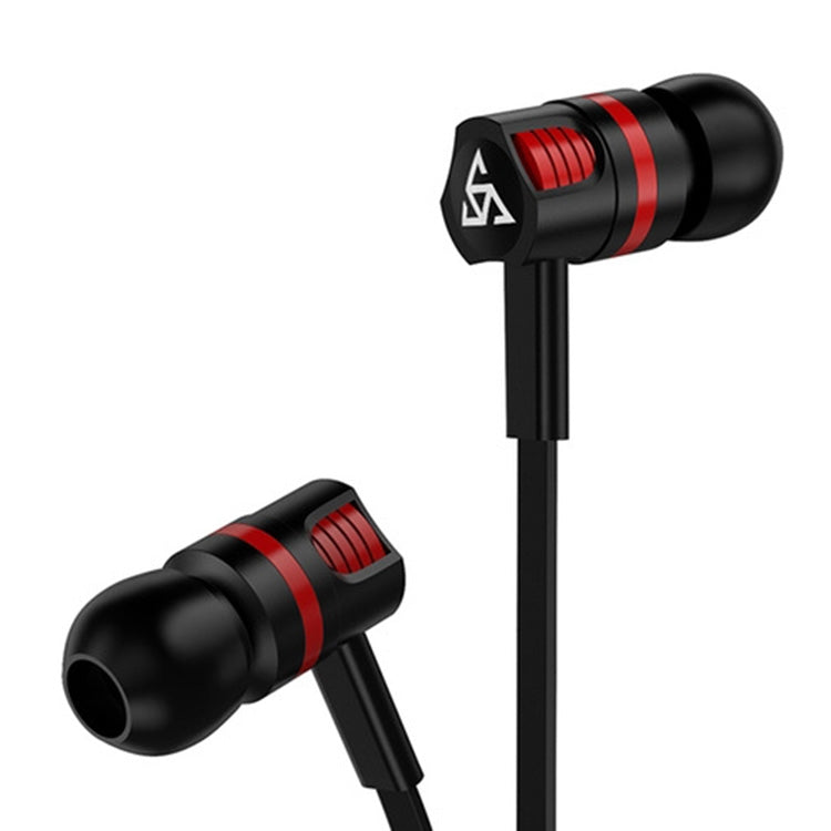 Super Bass Stereo Earphone with Microphone for Samsung / Xiaomi Mobile Phone(Black Earphone) by bashfashion