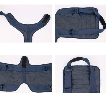 Pet Leash Senior Dogs Walking Aids Chest Harness, Size: XL(Dark Blue) by bashfashion