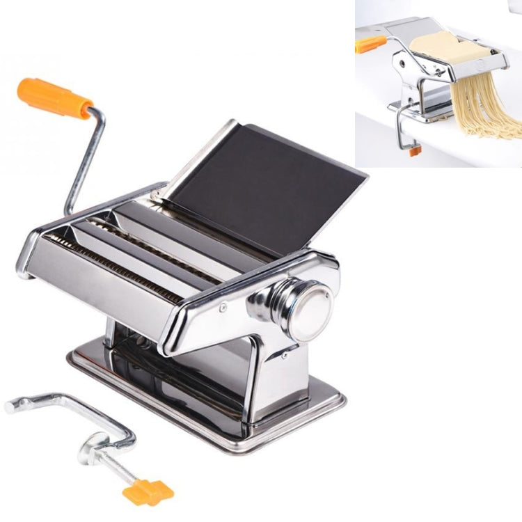 Household Stainless Steel Pasta Making Machine Manual Noodle Maker Spaghetti Hand Cutter by bashfashion