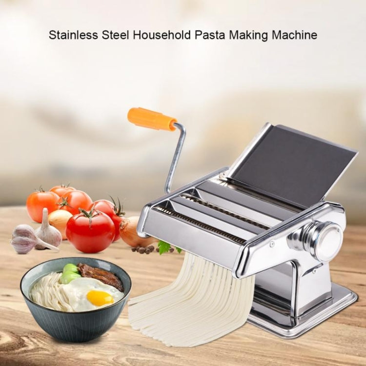 Household Stainless Steel Pasta Making Machine Manual Noodle Maker Spaghetti Hand Cutter by bashfashion