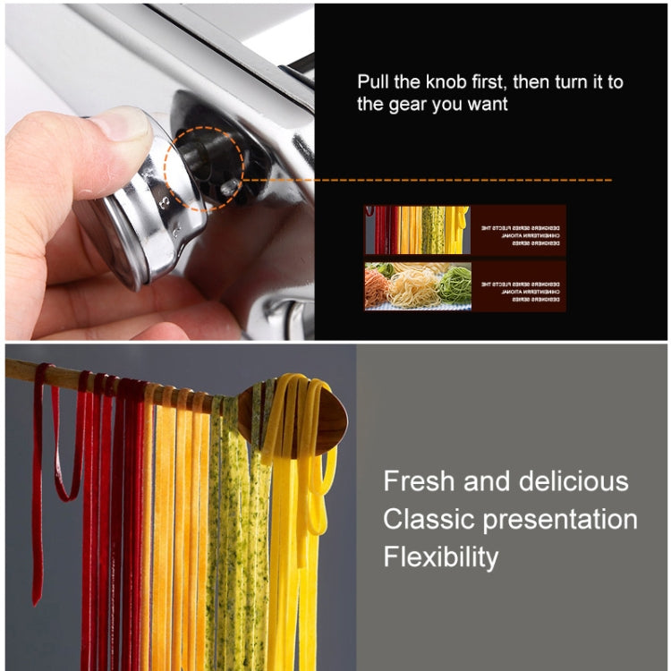 Household Stainless Steel Pasta Making Machine Manual Noodle Maker Spaghetti Hand Cutter by bashfashion