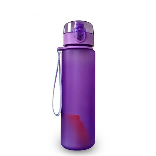 Leak-proof Sports Water Bottle Tour Hiking Portable Bottles(violet) by bashfashion