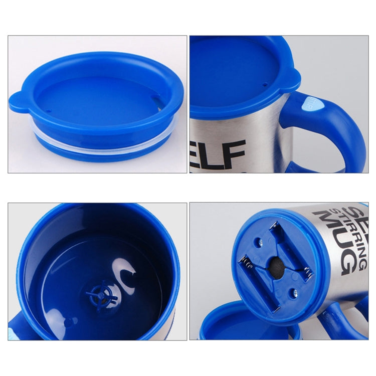 400ml Mugs Automatic Electric Self Stirring Mug Cup Coffee Milk Mixing Mug Smart Stainless Steel Juice Mix Cup Drinkware(Deep Blue) by bashfashion