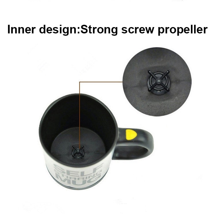 400ml Mugs Automatic Electric Self Stirring Mug Cup Coffee Milk Mixing Mug Smart Stainless Steel Juice Mix Cup Drinkware(Deep Blue) by bashfashion