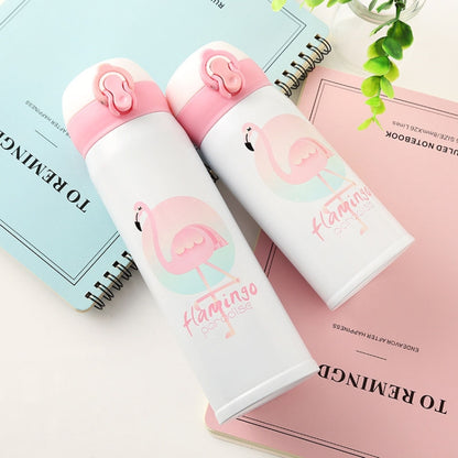 Bouncing Vacuum Flask Mug Travel Stainless Steel Thermos Cup, Capacity:350ml(Pineapple) by bashfashion