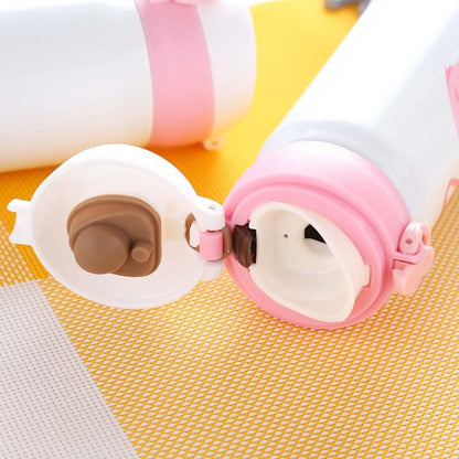 Bouncing Vacuum Flask Mug Travel Stainless Steel Thermos Cup, Capacity:350ml(Pineapple) by bashfashion