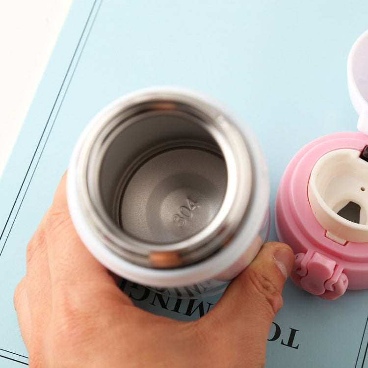 Bouncing Vacuum Flask Mug Travel Stainless Steel Thermos Cup, Capacity:350ml(Pineapple) by bashfashion