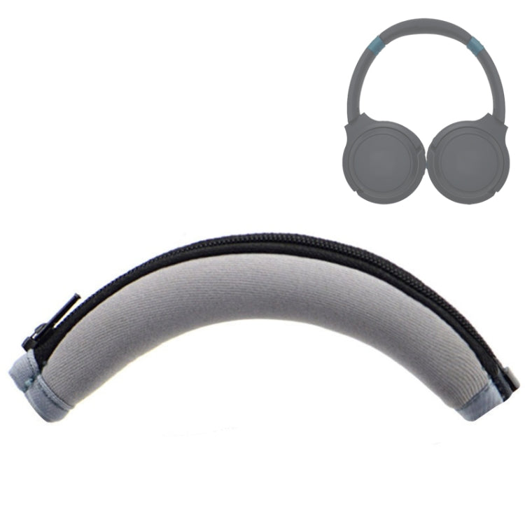 2 PCS Headset Head Beam Protective Cover for Audio-Technica ATH-S200BT(Gray) by bashfashion