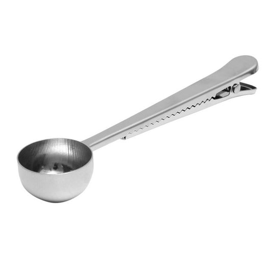 Multifunction Kitchen Coffee Scoop With Clip Stainless Steel Tea Coffee Measuring Cup Coffee Scoop by bashfashion