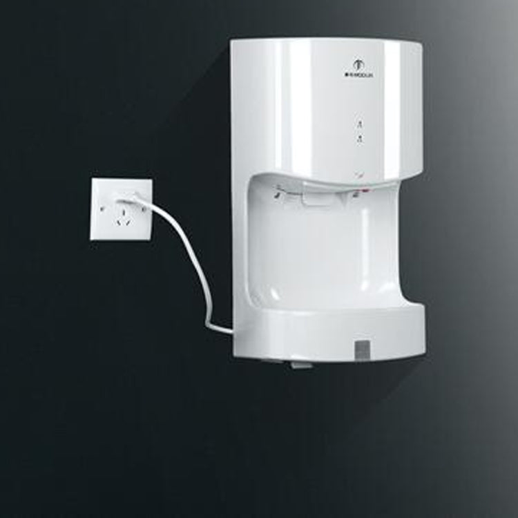 MODUN High Speed Fully Automatic Induction Intelligence Hand Dryer Hot and Cold Hand Dryer for Toilet, size:250*165*470MM(white) by MODUN