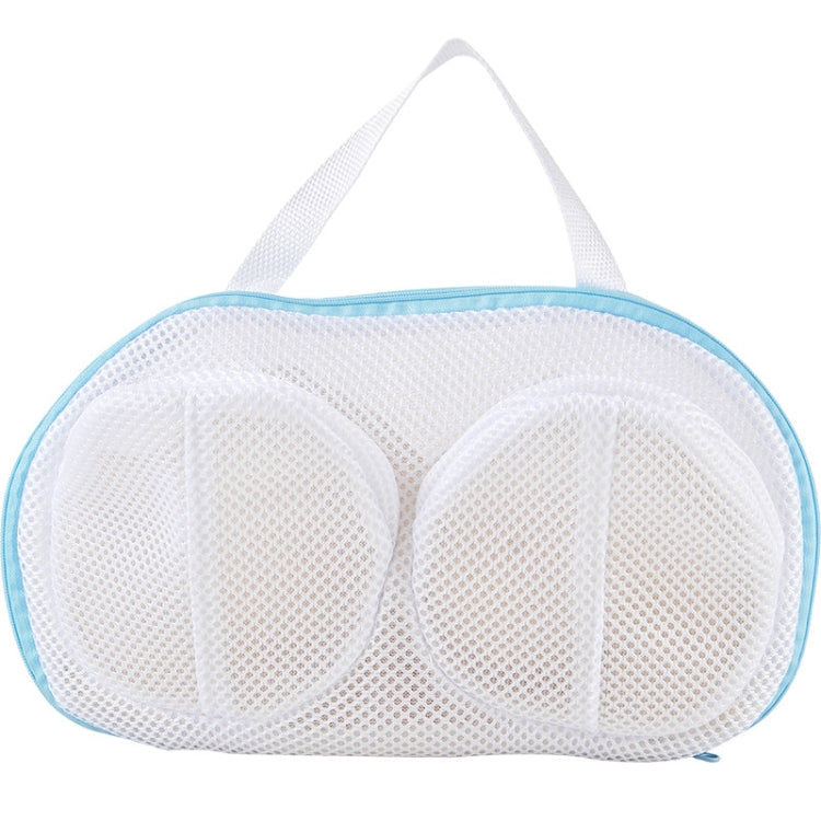 Mesh Bra Laundry Bag Underwear Pouch Travel Organizer Bags(Blue) by bashfashion