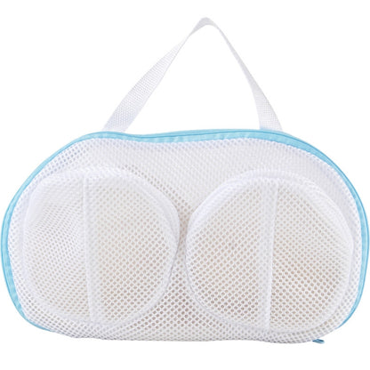 Mesh Bra Laundry Bag Underwear Pouch Travel Organizer Bags(Blue) by bashfashion