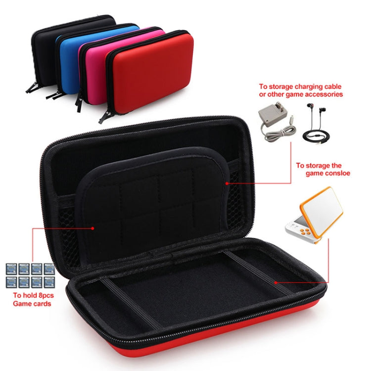 For Nintendo 2DS XL Hard EVA Protective Storage Case Cover Holder(Red) by bashfashion