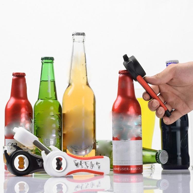 5 in 1 Multifunctional Plastic Bottle Opener Beer Opener Kitchen Tool(Black&Red) by bashfashion