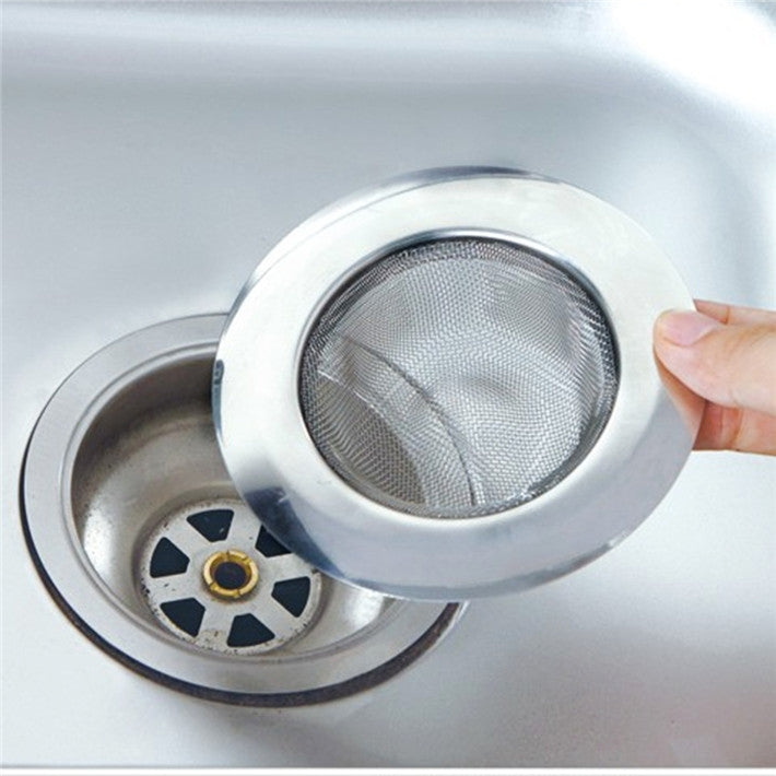 2 PCS Stainless Steel Bathtub Hair Catcher Stopper Shower Drain Hole Filter Metal Sink Strainer by bashfashion