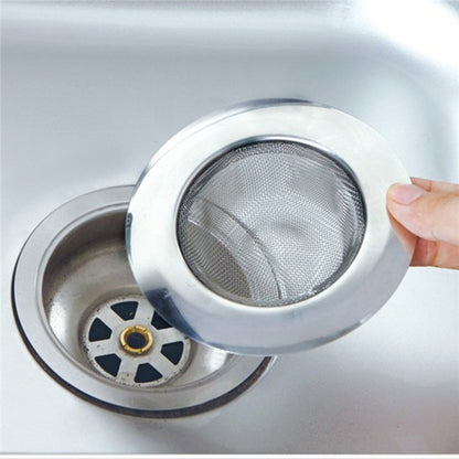 2 PCS Stainless Steel Bathtub Hair Catcher Stopper Shower Drain Hole Filter Metal Sink Strainer by bashfashion