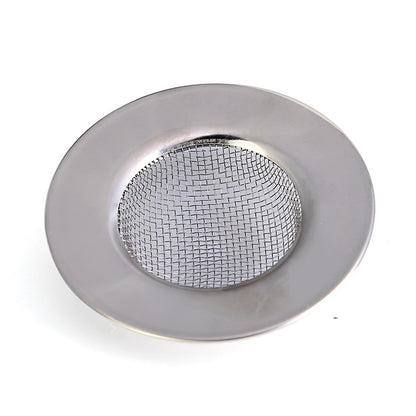 2 PCS Stainless Steel Bathtub Hair Catcher Stopper Shower Drain Hole Filter Metal Sink Strainer by bashfashion