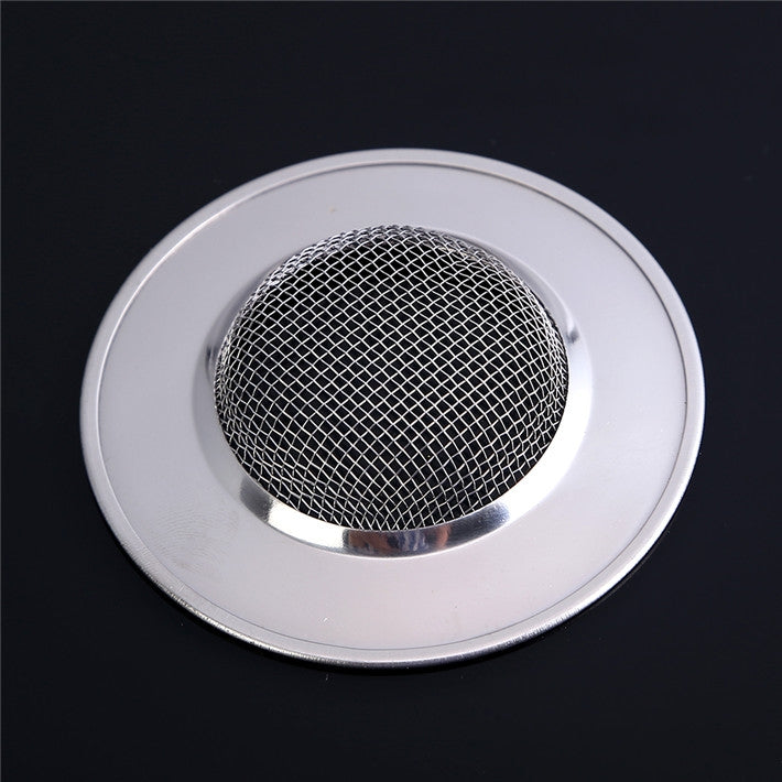2 PCS Stainless Steel Bathtub Hair Catcher Stopper Shower Drain Hole Filter Metal Sink Strainer by bashfashion