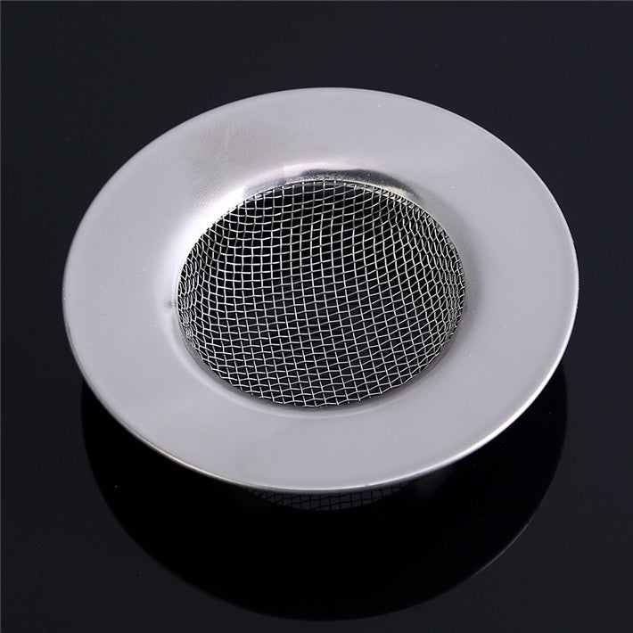 2 PCS Stainless Steel Bathtub Hair Catcher Stopper Shower Drain Hole Filter Metal Sink Strainer by bashfashion