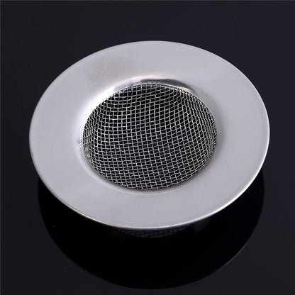 2 PCS Stainless Steel Bathtub Hair Catcher Stopper Shower Drain Hole Filter Metal Sink Strainer by bashfashion
