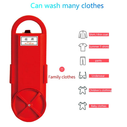 HX-02DS Household Portable Small Portable Washing Machine, CN Plug by bashfashion