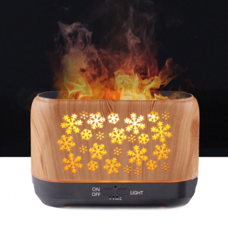 Home Colorful Simulation Flame Incense Smoked Lamp Humidifier, Model:Without Remote Control(UK Plug) by bashfashion