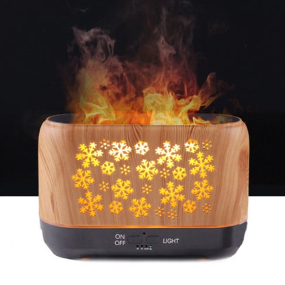 Home Colorful Simulation Flame Incense Smoked Lamp Humidifier, Model:Without Remote Control(UK Plug) by bashfashion