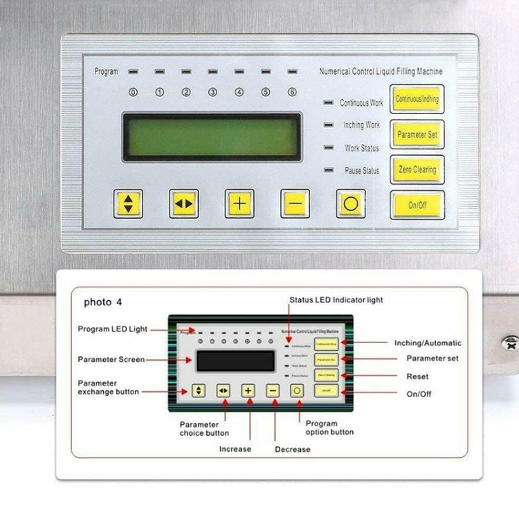 Mini Portable Electric Digital Control Pump Liquid Filling Machine LCD Display Milk Bottles Filler 220V by bashfashion