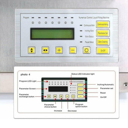 Mini Portable Electric Digital Control Pump Liquid Filling Machine LCD Display Milk Bottles Filler 220V by bashfashion