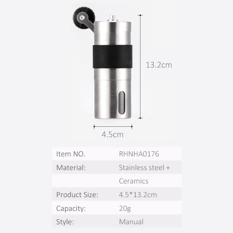 Mini Manual Stainless Steel Coffee Grinder by bashfashion