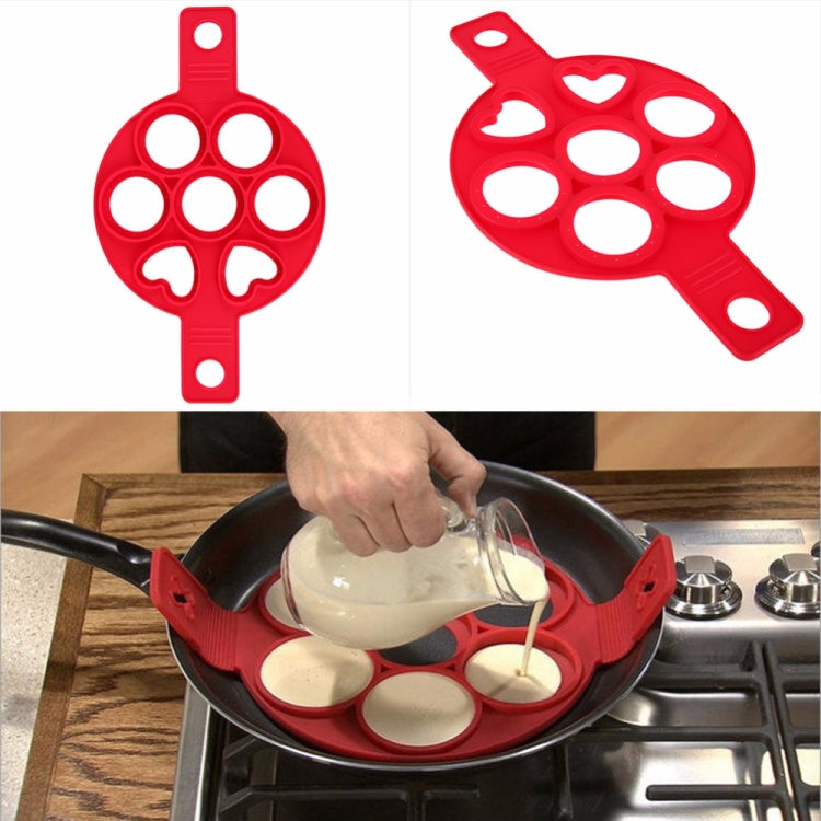 Pancake Maker Nonstick Cooking Tool Round Heart Egg Cooker Pan Eggs Mold by bashfashion