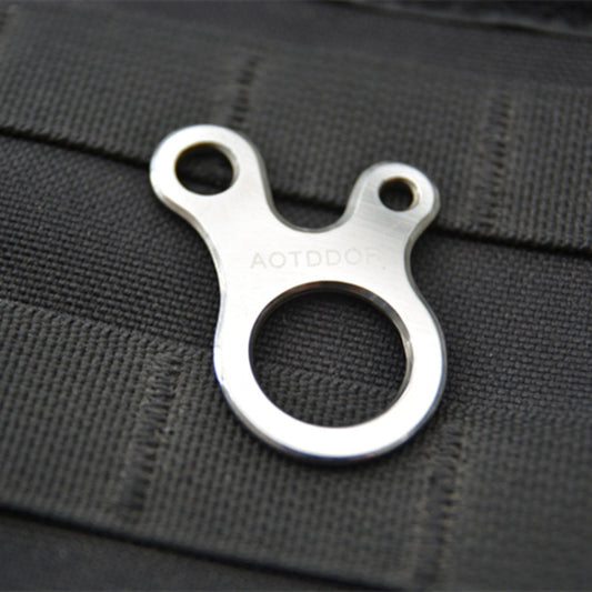 10 PCS Camping Tent Cord Rope Fastener Carabiner Hook Hanger Tightener Wind Rope Buckles(Silver) by AOTDDOR