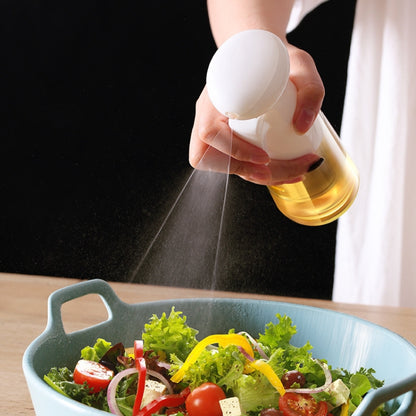 Edible Oil Spray Bottle Barbecue Leakproof Oil Sprayer Bottle( White) by bashfashion