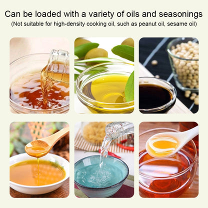 Edible Oil Spray Bottle Barbecue Leakproof Oil Sprayer Bottle( White) by bashfashion