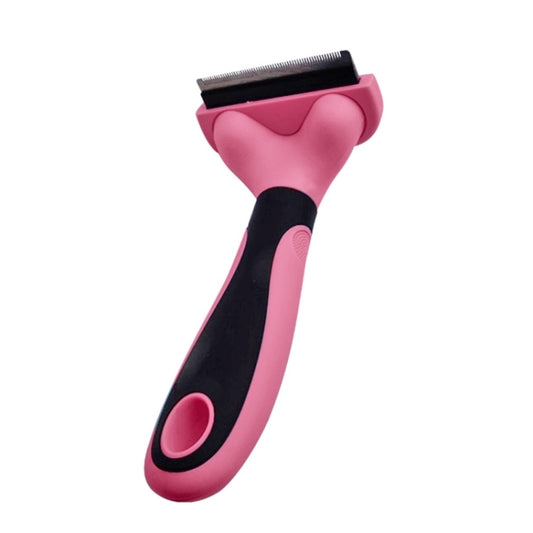 Pet Comb Stainless Steel Double-Sided Open Knot Clean Beauty Hair Removal Comb, Size:Large(Red) by bashfashion