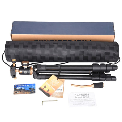 Q160s 4-Section Folding Legs Live Broadcast Aluminum Alloy Tripod Mount with Damping Tripod Ball-Head by bashfashion