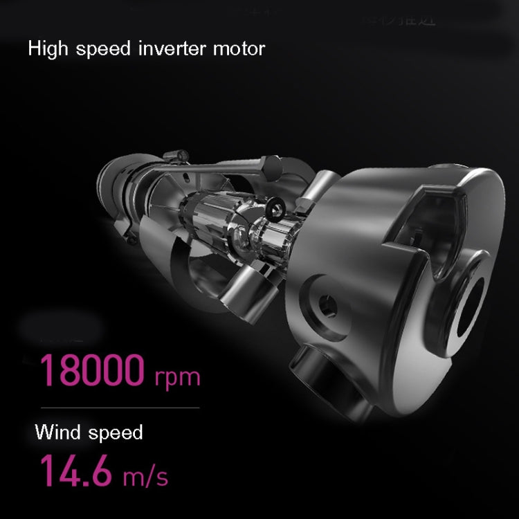 Mingge T1 T Style 1800W High-power Cold Hot Air Wind Fast Drying Folding Hair Dryer, Plug Type:US Plug( Green) by bashfashion