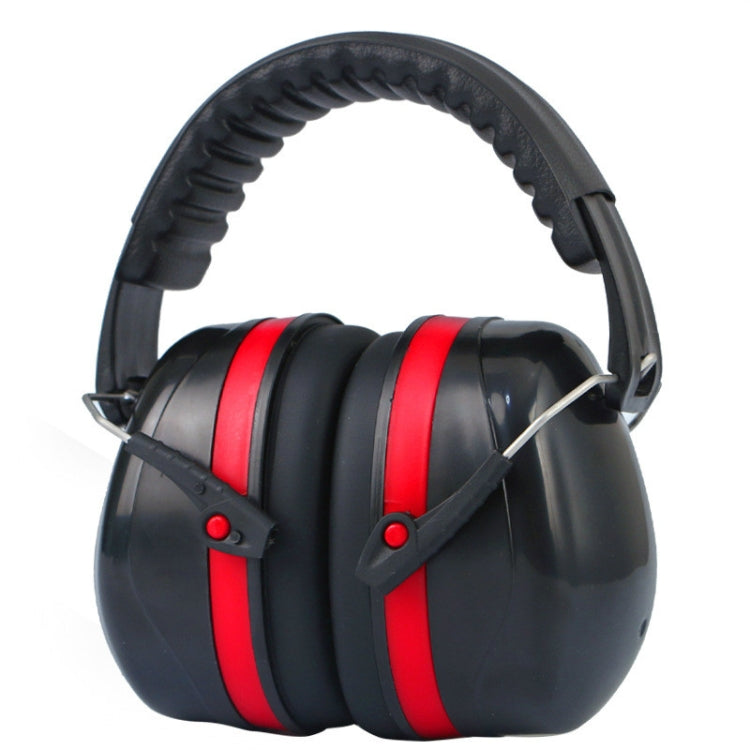 Soundproof Earmuffs Noise-Proof Sleep Earmuffs Industrial Protective Earmuffs Ear Caps(Red Black) by bashfashion