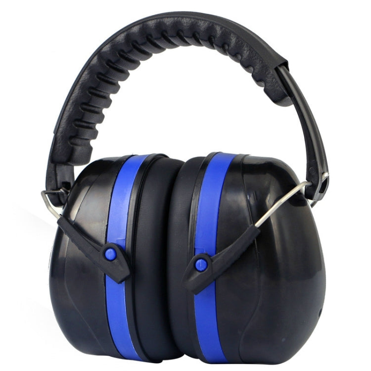Soundproof Earmuffs Noise-Proof Sleep Earmuffs Industrial Protective Earmuffs Ear Caps(Blue Black) by bashfashion