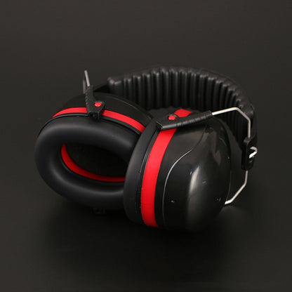 Soundproof Earmuffs Noise-Proof Sleep Earmuffs Industrial Protective Earmuffs Ear Caps(Blue Black) by bashfashion