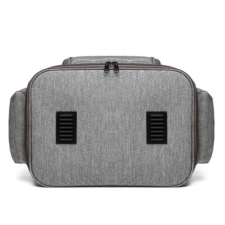 Portable Pet Bag for Outing Cats and Dogs Collapsible Pet Shoulder Bag Pet Backpack(Light Gray) by bashfashion